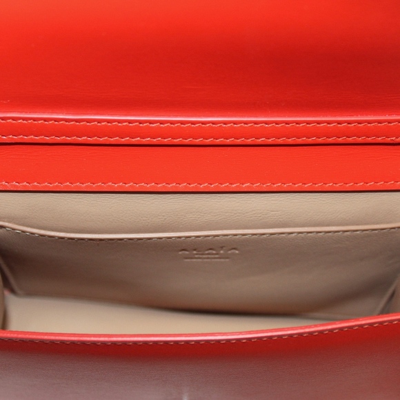 Alaia Small Flap Convertible Pochette Piment - Picture 4 of 8